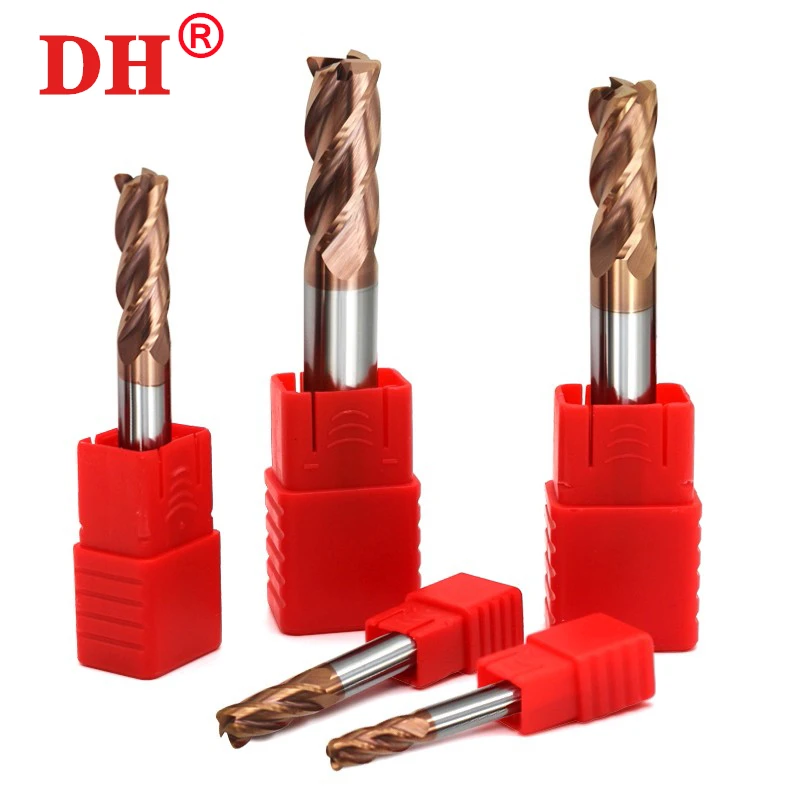 Hrc55 Milling Cutter Alloy Coating Tungsten Steel Tool Cnc Corner Roughing Metal Milling Cutter Kit Top Milling Machine Endmil