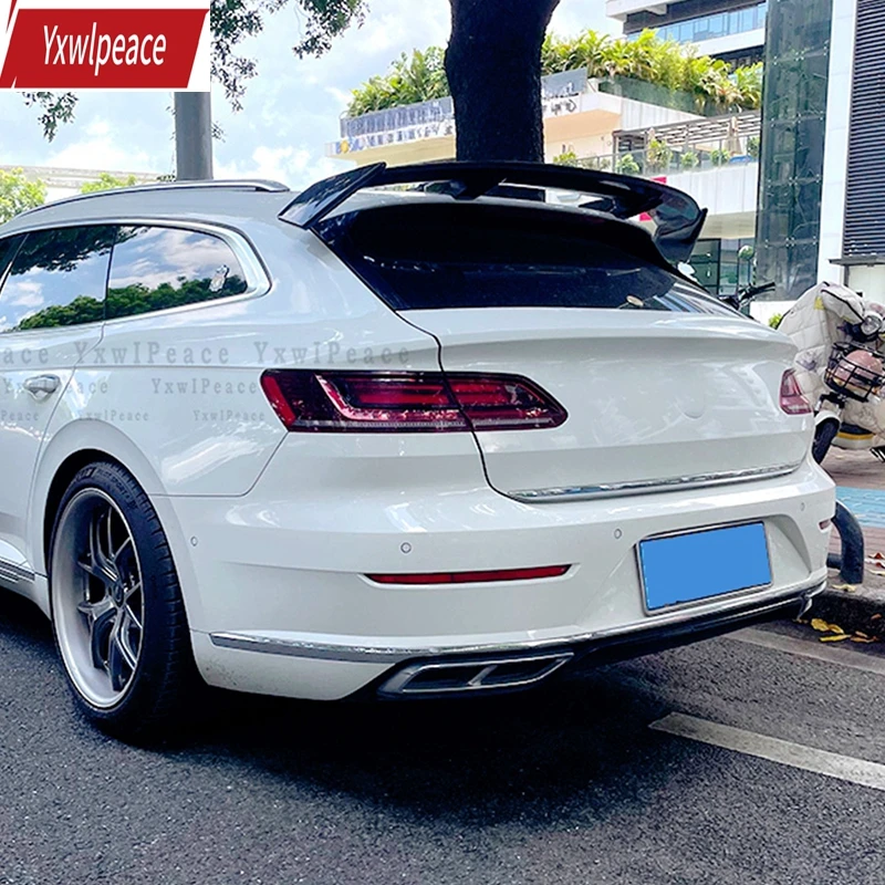 

For VW CC Arteon Roof Spoiler 2019 2020 -2024 High Quality ABS Material Unpainted Color Rear Trunk Wing Body Kit Accessories