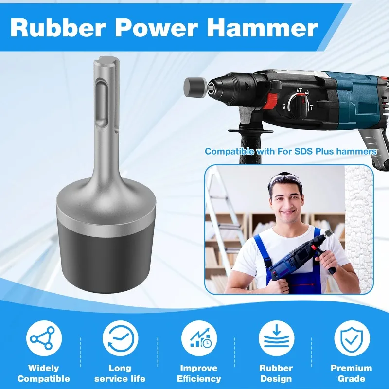 مطرقة مطاطية كهربائية متعددة الوظائف تأثير الحفر ثقب مطرقة مطرقة مطرقة المطرقة رئيس وحدات أداة السلطة البناء