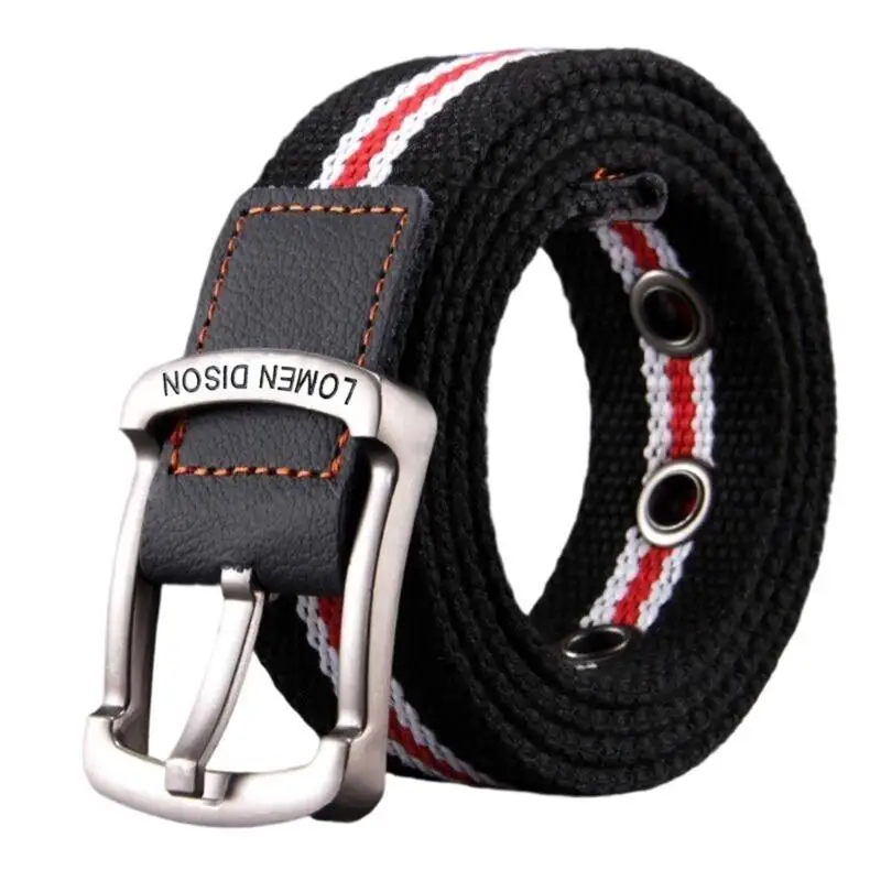 31BB Practical Everyday Canvas Strap With Pin Buckles Design For Work School Activity