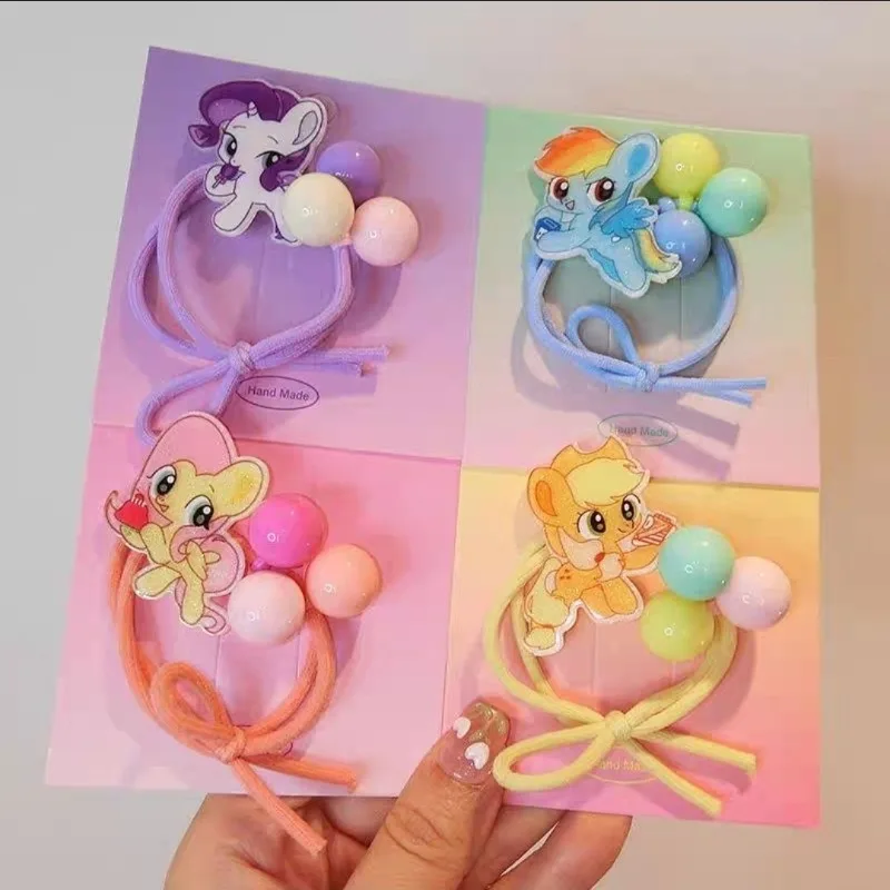 My Little Pony Cartoon Children's Rubber Band Headband Girls' Hair Accessories Does Not Hurt Hair Cute Headband Birthday Gift