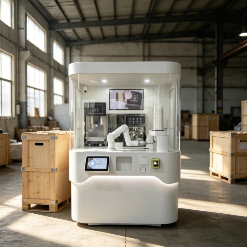 Customized Robot Barista Collaborative Latte Maker Automatic Coffee Serving Machine for Food Shops Self‑Service Equipment