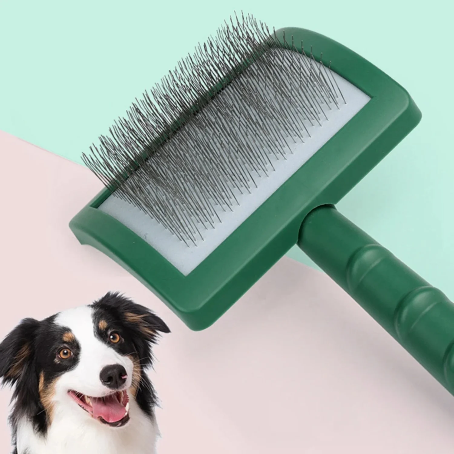 Long Pin Slicker Brush  Large Dog Matted Hair, Grooming Wire Brush  Pets Shedding Mats, Cats Deshedding and loose Hair