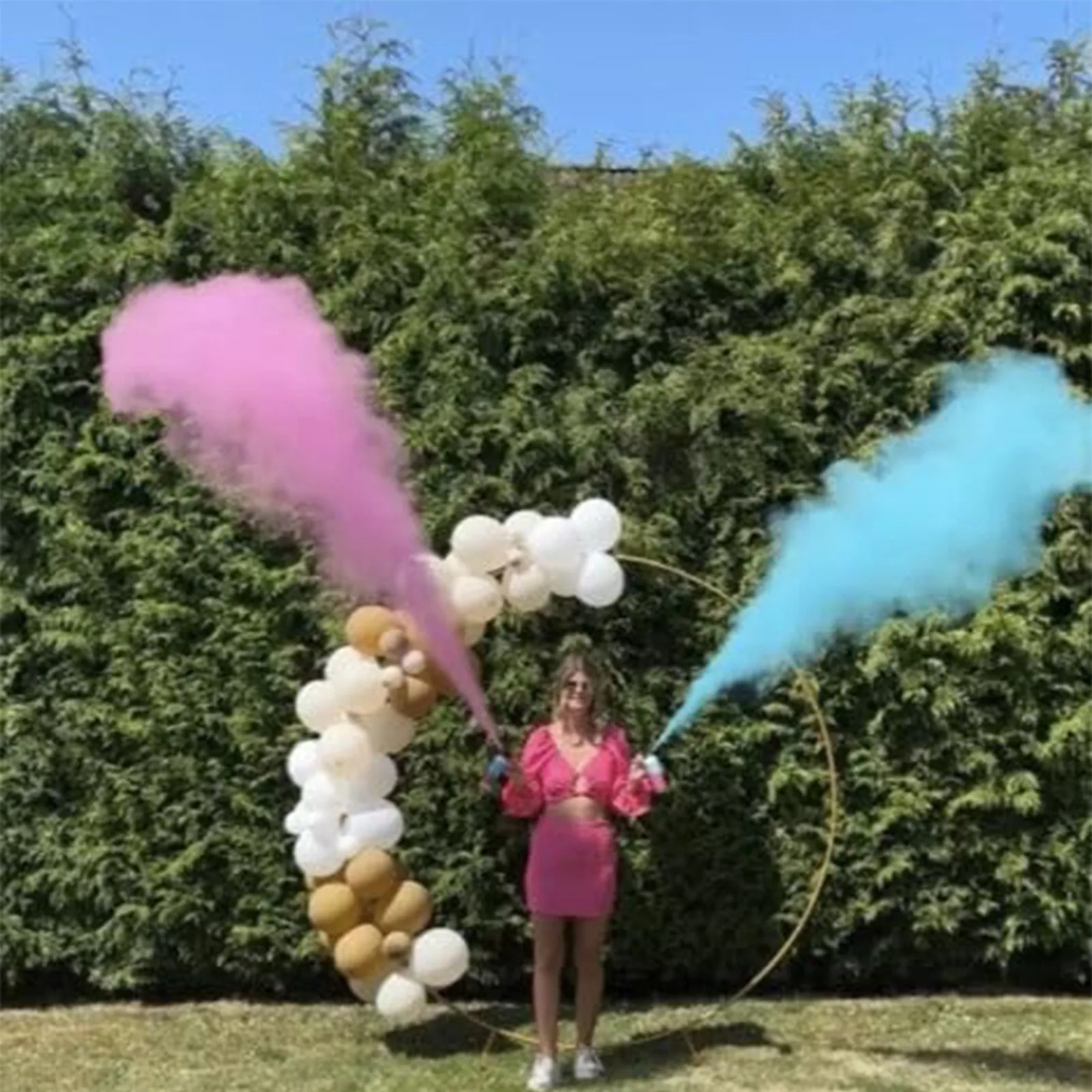 Baby Shower Powder Baby Gender Reveal Powder Spray Gender Reveal By Color Blue And Baby Shower Last Baby Gender Revealing Powder