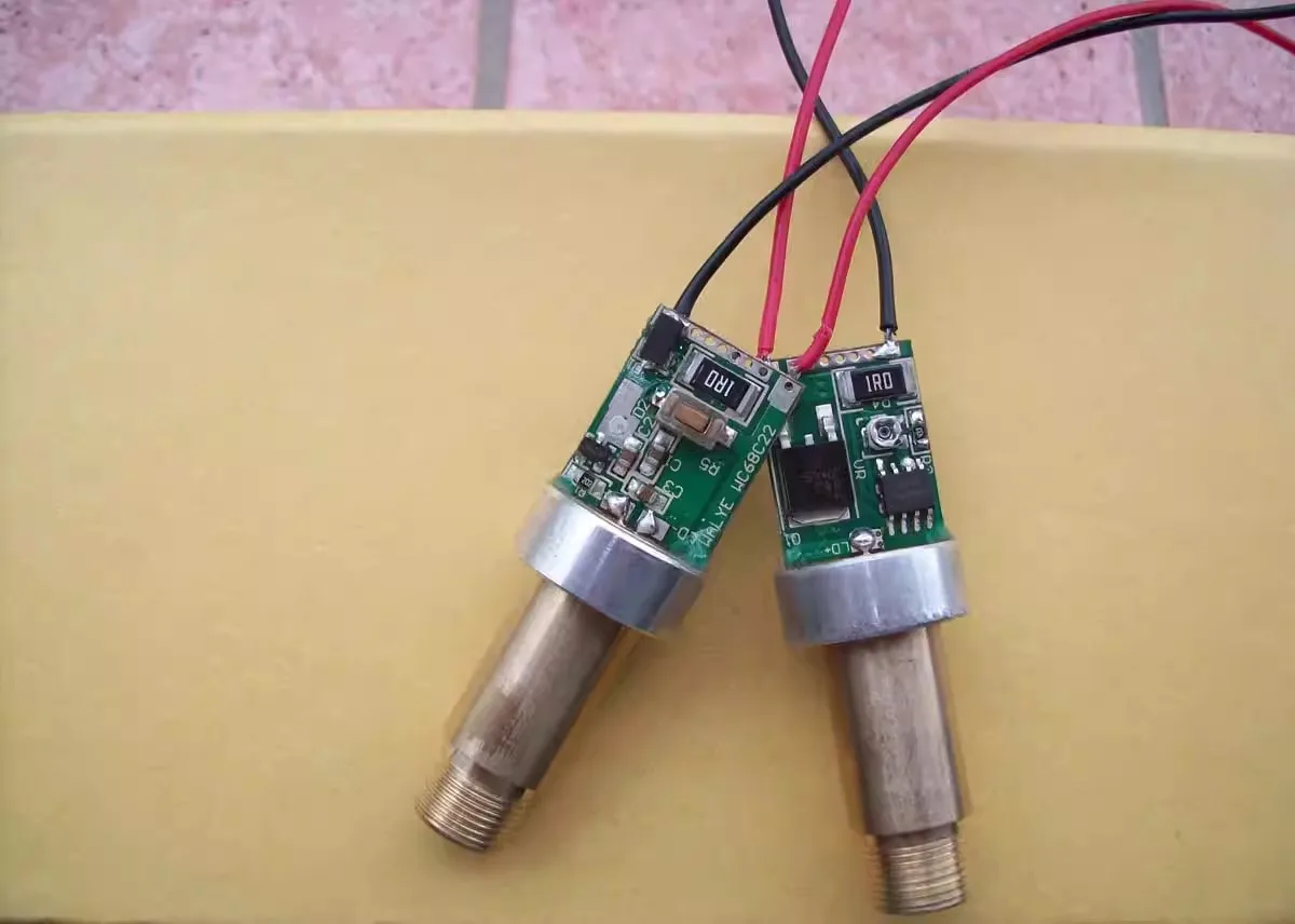 1PCS High-Power 1W 445nm Blue Laser Module with Heat Dissipation Aluminum Ring