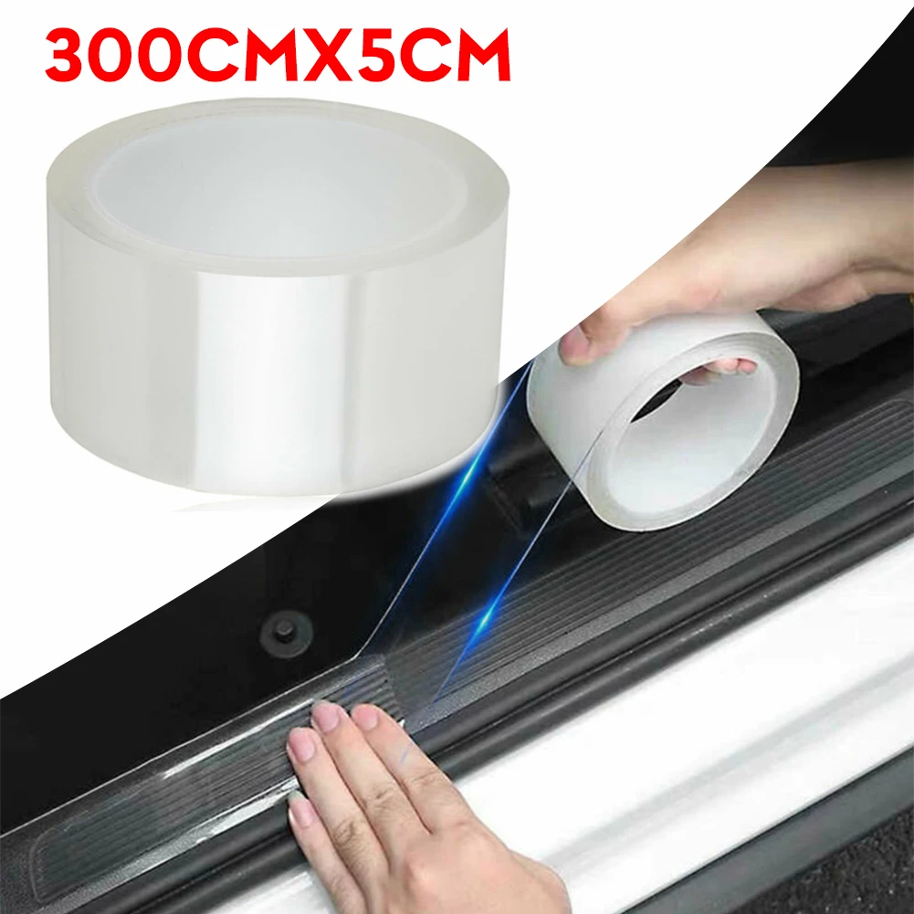 Universal Car Anti-collision Strip Nano Tape Scratchproof Car Threshold Transparent Film Door Edge Rim Protective Car Stickers