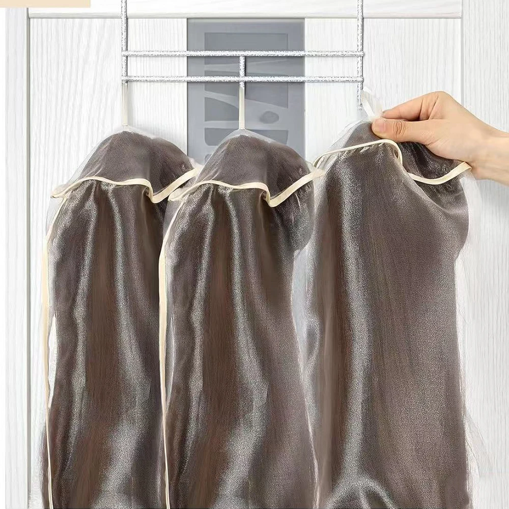 Wig Dust Cover Adjustable Ash-proof Wig bag With Drawstring Convenient Travel Wig Storage Bag
