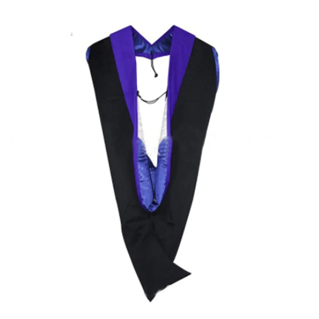 Tocado de ceremonia de graduación americana, traje de soltero, sombrero de grado de graduado del maestro del doctorado universitario, Universal