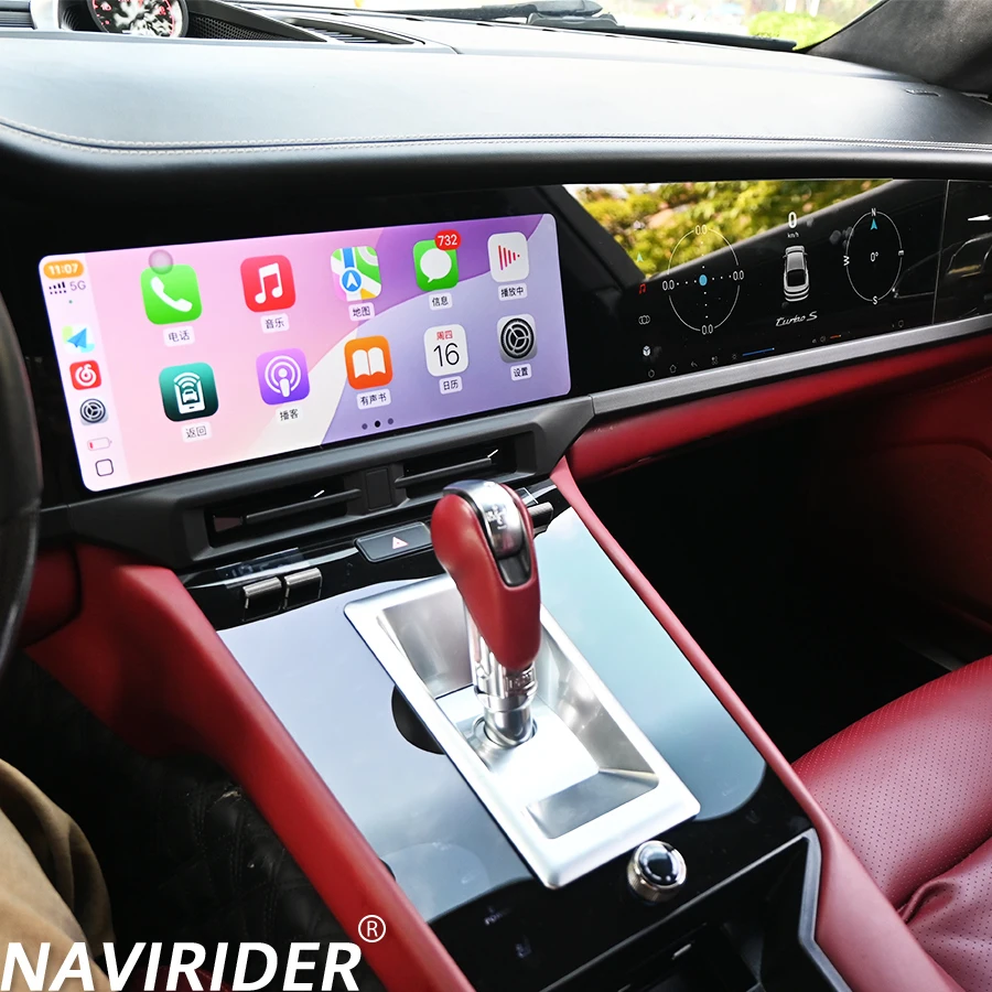 12.3+12.3 inch Dual screen GPS Car Radio Multimedia For Porsche Panamera 2010-2016 Video Player Navigation Android Auto Carplay