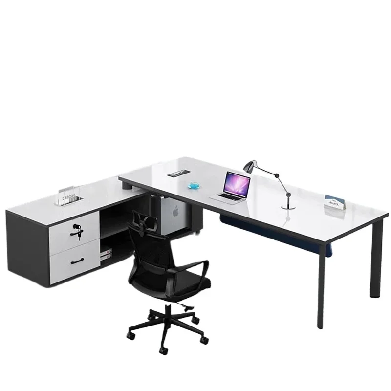 #Salon Reception Office Desk Sofa Side Desks Simple Computer Offices Room Standing Entertainment Escrivaninha Trendy Furniture