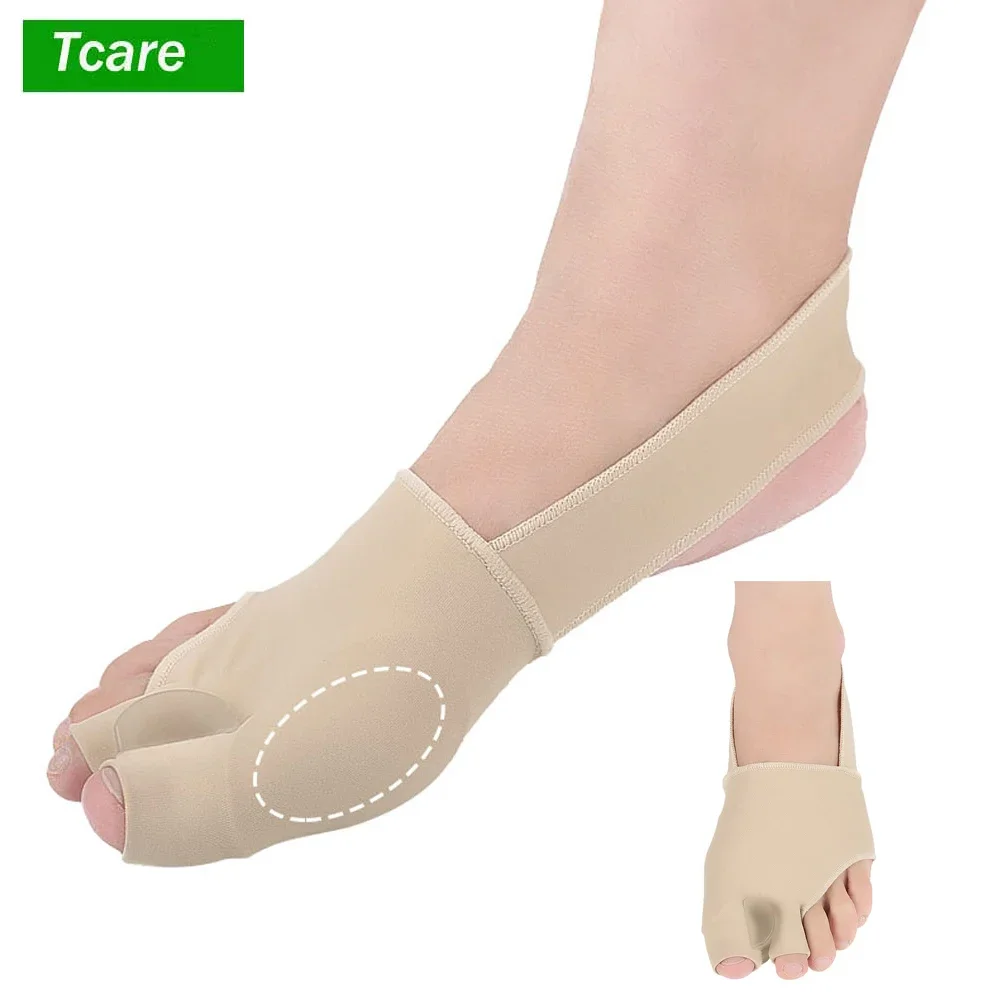 

Tcare 1 пара ультратонких ног, вальгусный ортез, большие кости стопы, три пальца, выравнивающий корректор вальгусной деформации пальца, дышащий комфорт для взрослых, S/L