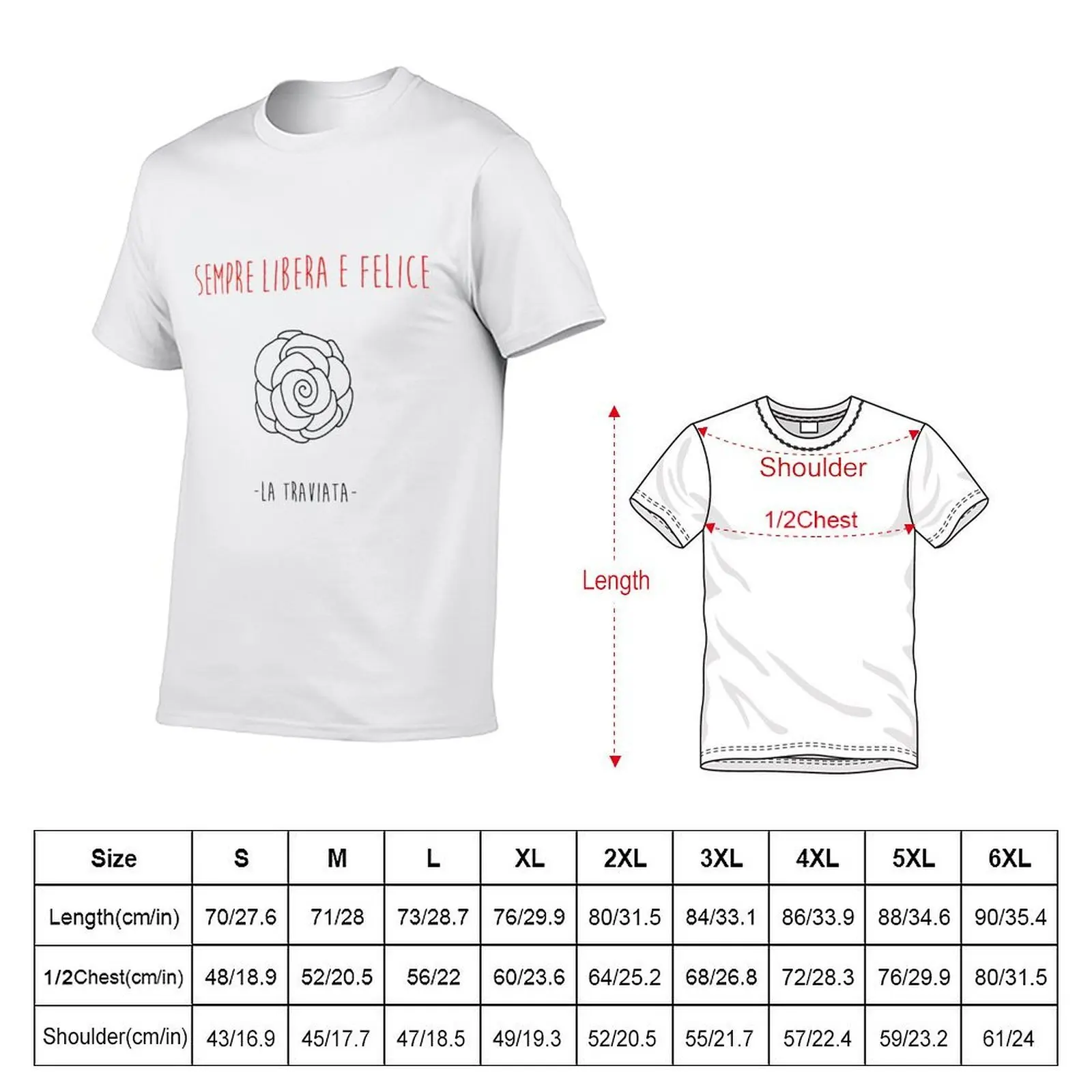 La traviata - Opera T-Shirt Clothing vintage clothes mens white t shirts