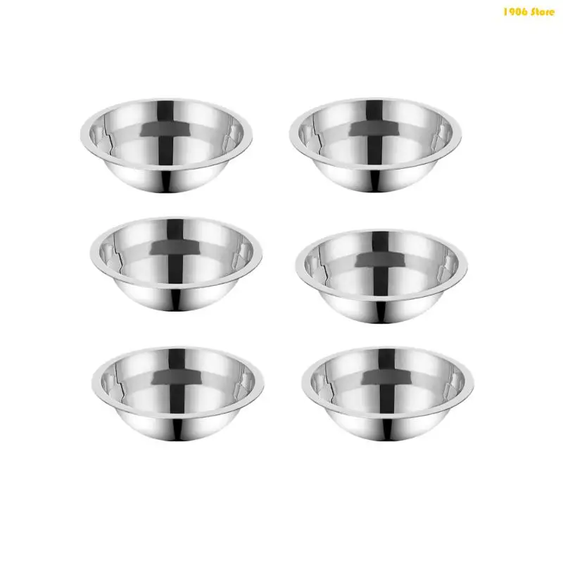 U1JB Practical Dog and Cats Bowl Nonslip Stainless Steel Construction Cats Eating Dish