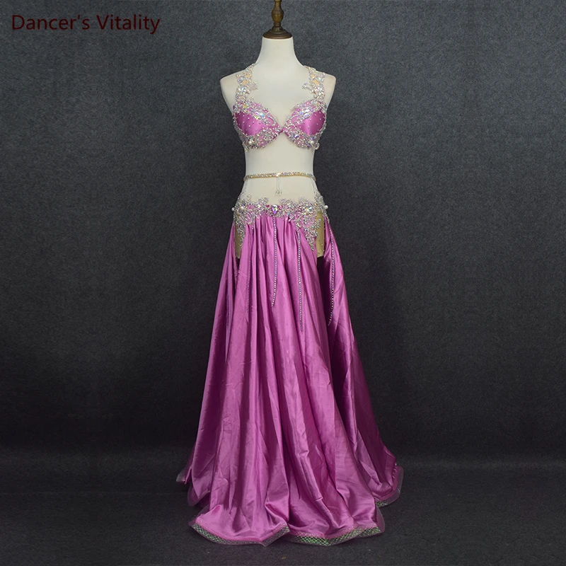 Belly Dance Competition Clothing Senior AB Stones Bellydance Performance Suit High-End Custom Oriental Dance Wear Female Outfit