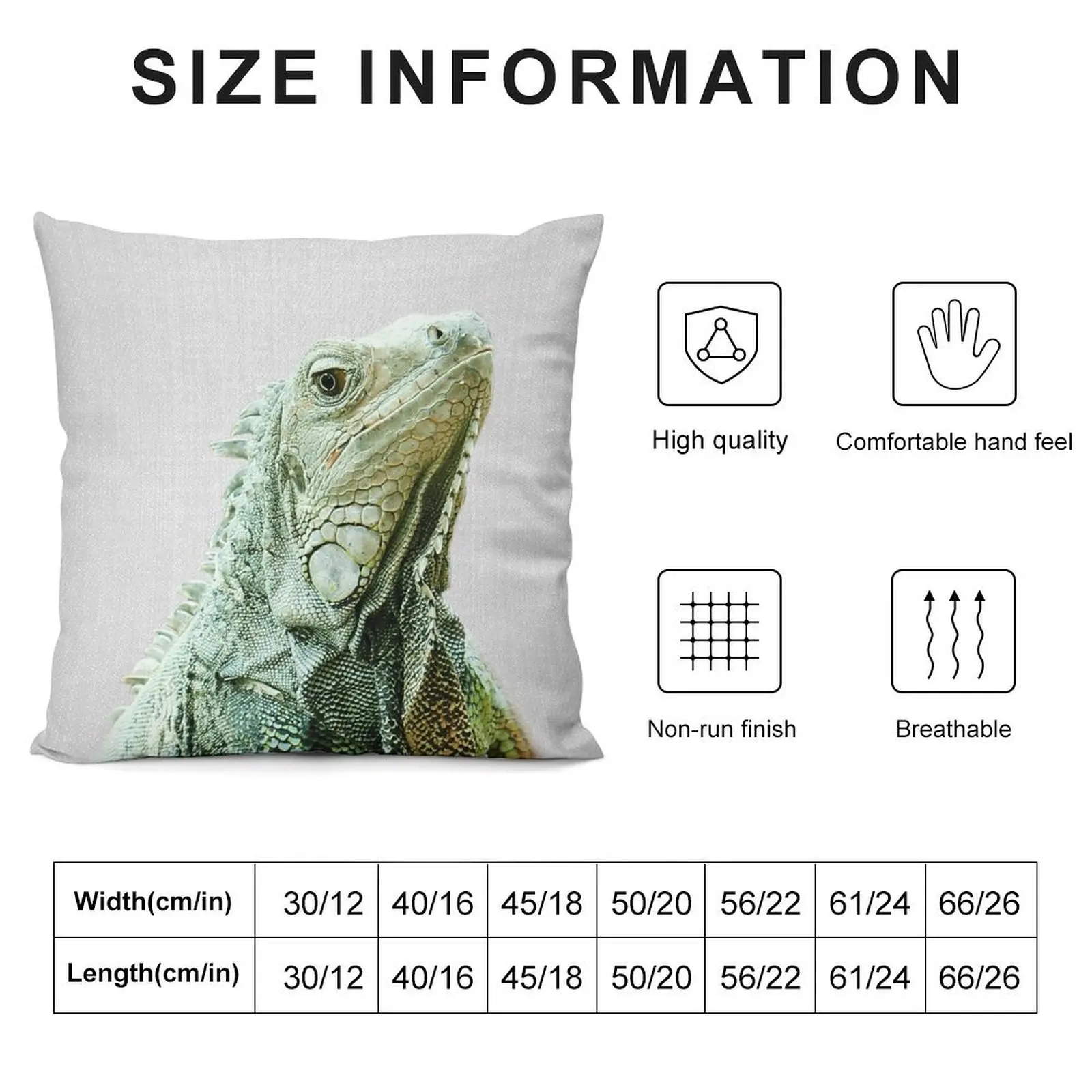 Iguana - Colorful Throw Pillow Sofas Covers ornamental pillows for living room New year pillow