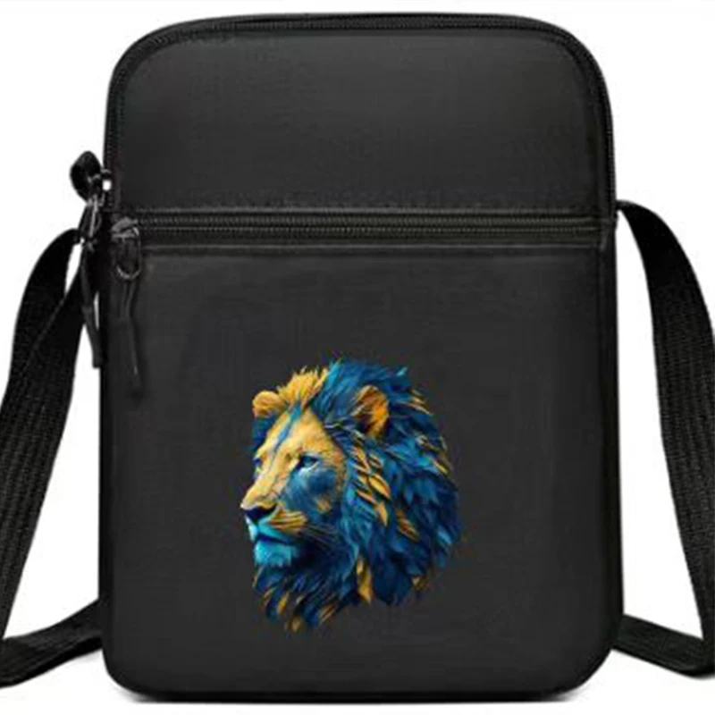 Unisex-Mini-Umhängetasche – kompakte Handytasche mit verstellbarem Riemen (Hals/Taille tragbar) für Männer und Frauen – Detail 5