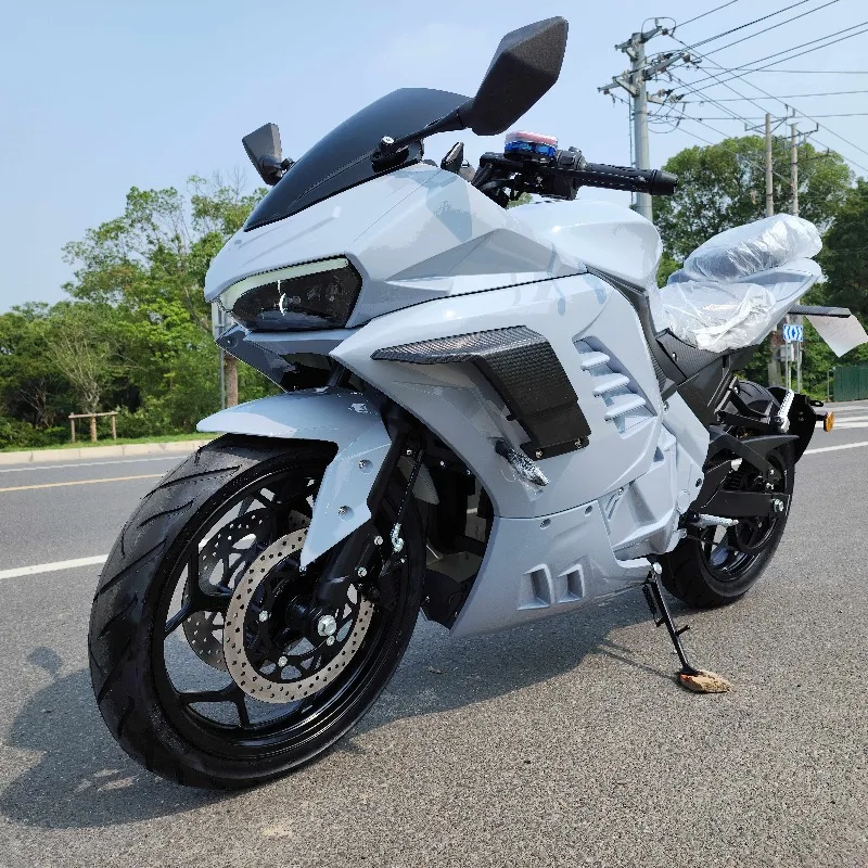 

2025 Newest 8000W Central Belt Motor 72V Lithium Battery Support Custom Electric Motorcycles