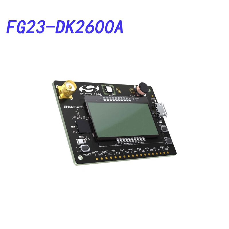 

FG23-DK2600A Flex Gecko EFR32FG23 Transceiver 868MHz, 915MHz Evaluation Board