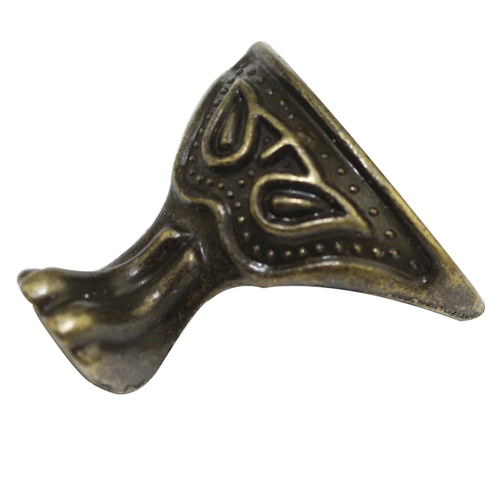 

20Pcs Furniture Support Legs Zinc Alloy Beast Face Design 28x27mm Sofa Couch Ottoman Replacement Legs Furniture Accessories Dark