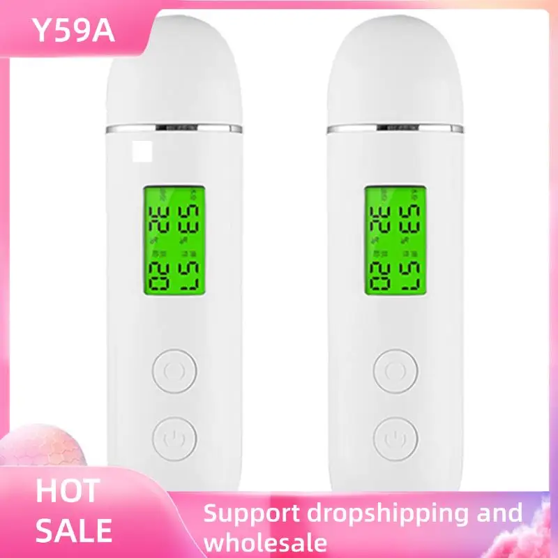 Y59A 2X probador de piel humedad de la piel facial y contenido de aceite analizador de piel agua de la piel mejilla medidor de prueba de edad de la piel elástica