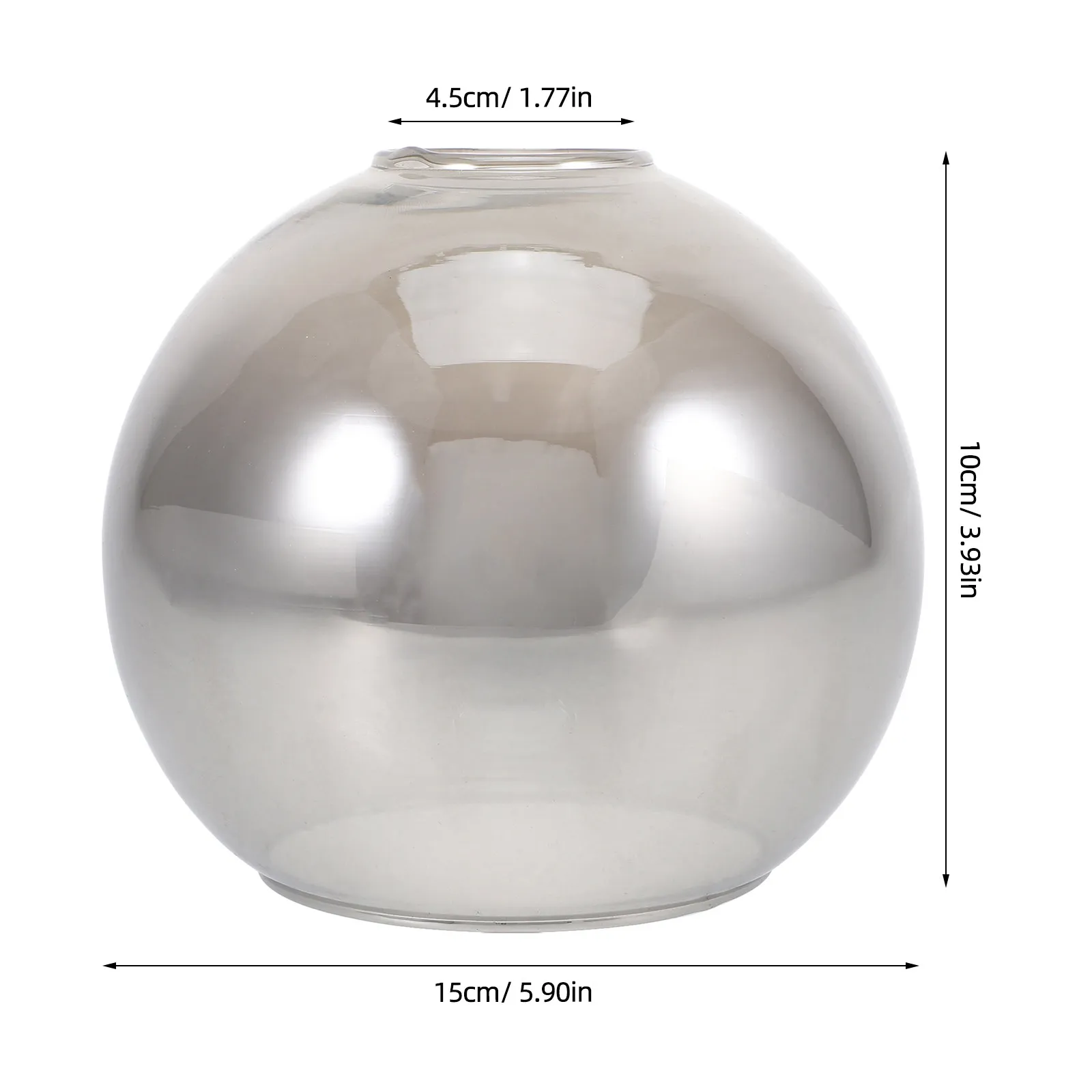 Large Spherical Glass Lamp Shade Globe for Wall Sconce Chandelier Pendant Light Living Room Bedroom Dining