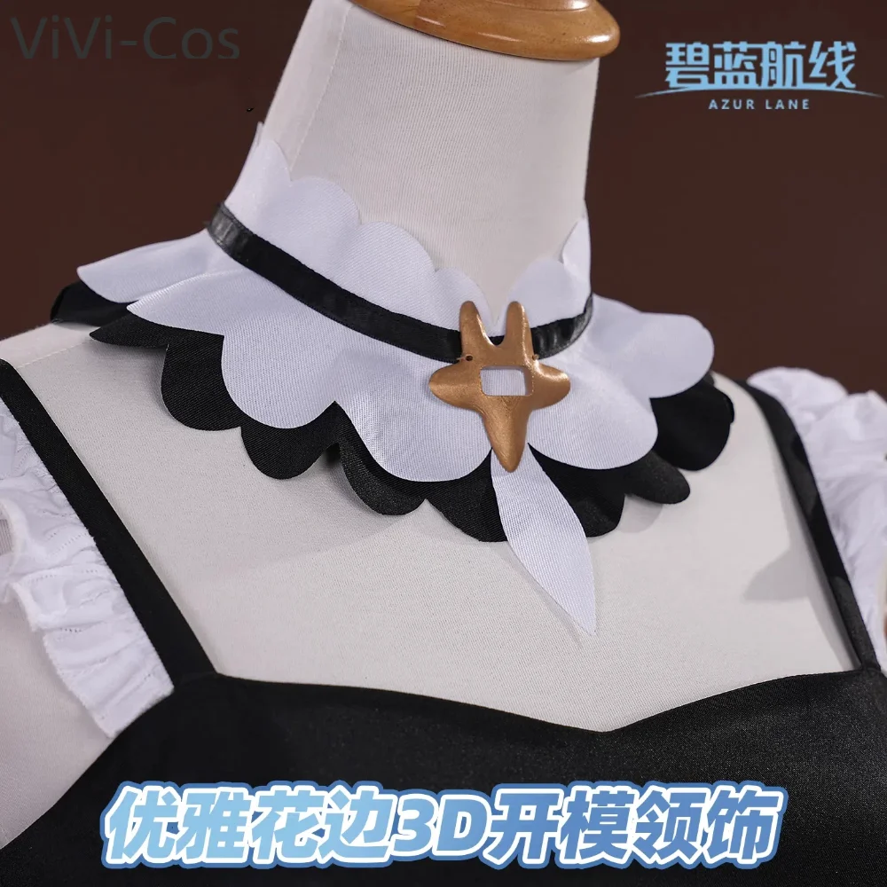 ViVi-Cos Azur Lane Hms Formidable Vestido Cosplay Cos Jogo Anime Uniforme de Festa Hallowen Jogar Roupas de Papel