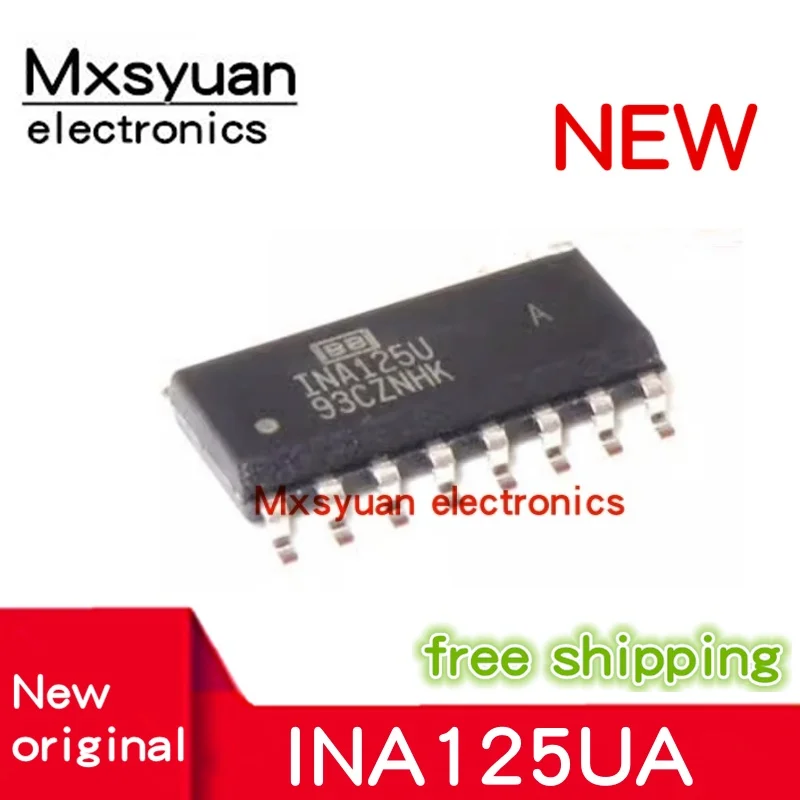 10PCS/LOT INA125UA INA125U sop-16 Mxsyuan 100% New original