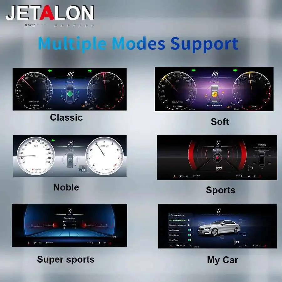 Linux For Mercedes-Benz CLS 2012-2017 LCD Digital Cluster Car Upgrade Instrument Panel Virtual CockPit Speed Meter Dashboard