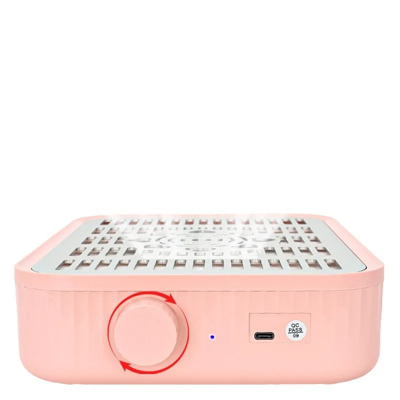 

Turbo brushless manicure vacuum cleaner Wireless rechargeable high-power suction adjustable speed dust collector