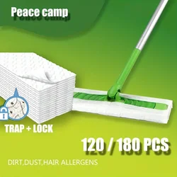 Special Flat Mop For Electrostatic Dust Removal Household Floor Paper Towel Cleaning Product Disposable Cloth Head