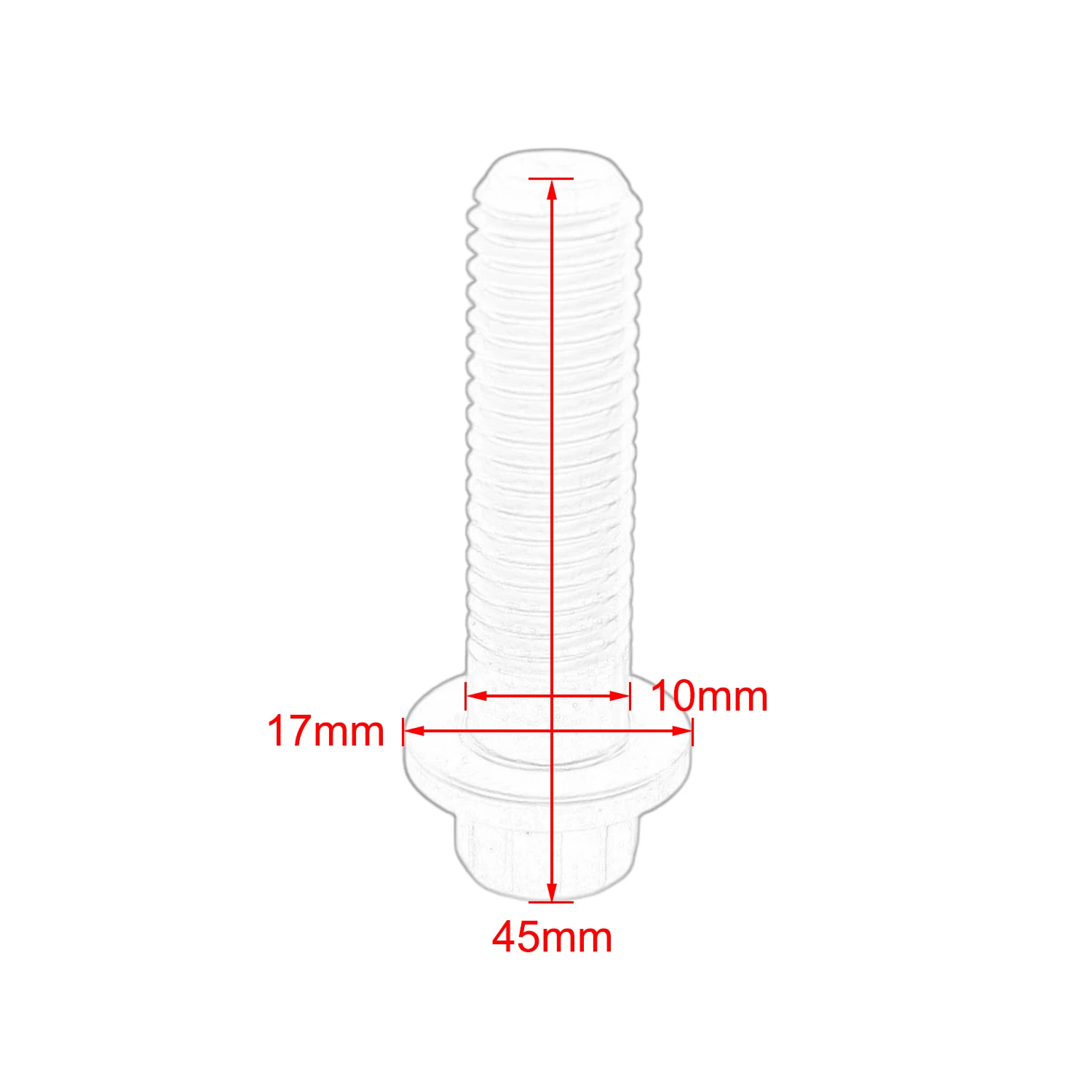 Motorcycle Front Brake Caliper 10mm Stainless Steel Flange Bolt For Harley Softail Fat Boy Street Bob Low Rider Breakout Fat Bob