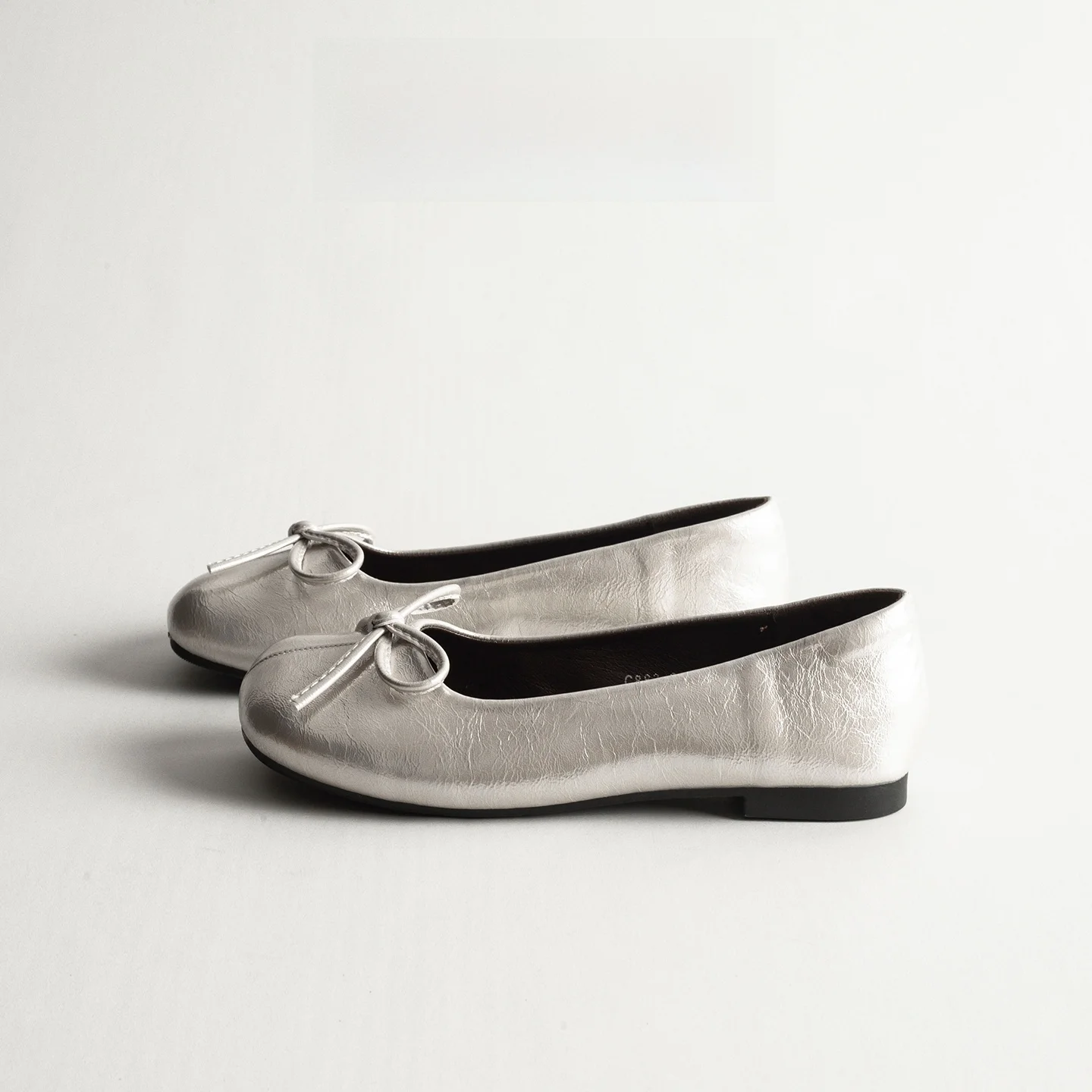 

Ballet Flat Shoes Women's Knot Gentle Matching Skirt Casual Ballet Grandma Shoes Low Heel round Toe Rubber Outsole
