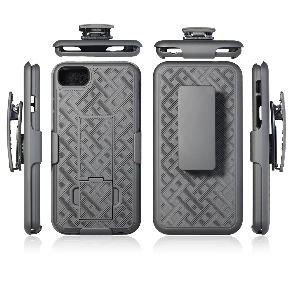 Fit iPhone 5 Hybrid Hard Shell Holster Combo Case With Kickstand & Belt Clip For  iPhone 5S Cover