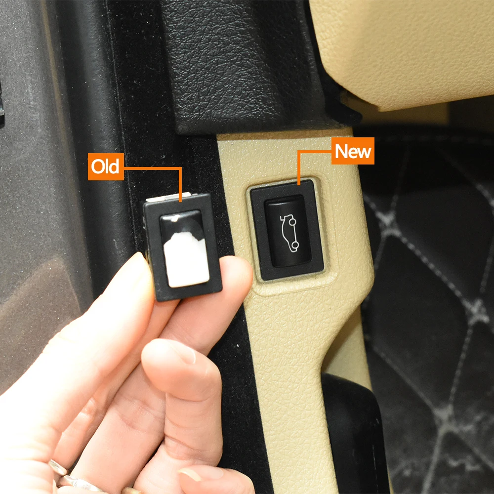 Tailgate Rear Rrunk Switch Button Cover For BMW 1 2 3 4 5 6 7 X1 X3 Z4 Series E81 E82 E84 E90 F10 F11 F01 F02 91319200316