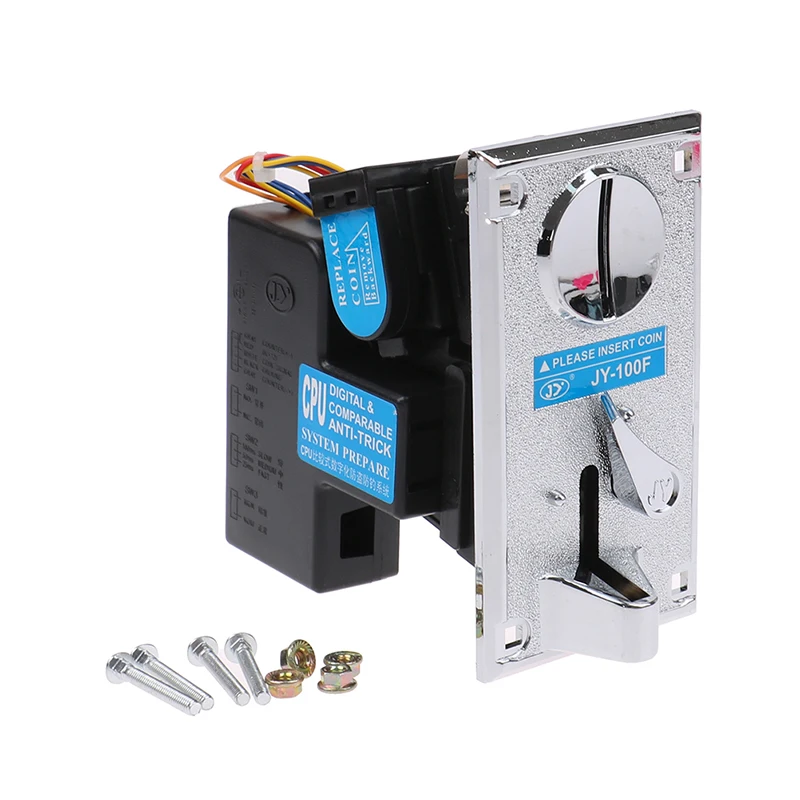 JY-100F Universal coinslot/multicoin Multi Coin Acceptor Electronic Roll Down Coin Acceptor Selector Mechanism Vending Machine