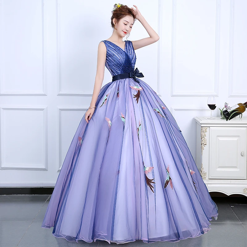 

Classic V-neck Quinceanera Dresses Elegant Sleeveless Tulle Ball Gown Bow Belt Vestido De Debutante Plus Size Custom Made