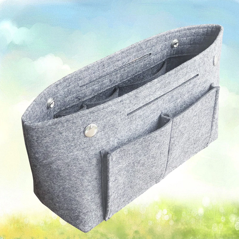 

Bag Storage Handbag Organizer Insert Makeup Accessories Felt Pouch Miss