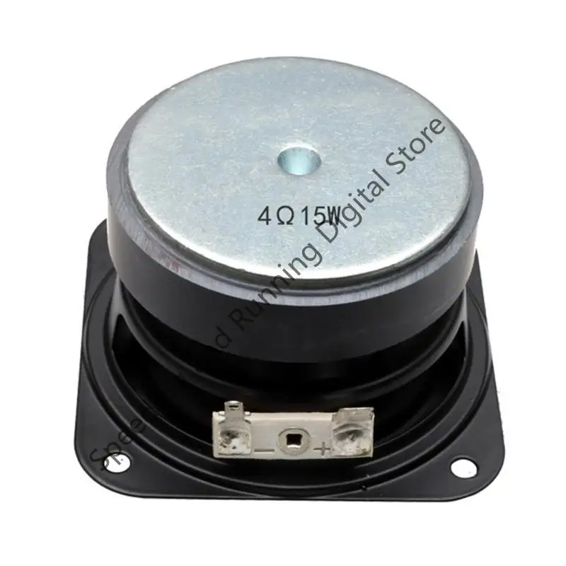 1 قطعة 70x70 مللي متر 2.75 بوصة 4Ohm 15 واط باس المتكلم 70 مللي متر مضخم الصوت مربع المتكلم DIY مسرح الصوت المنزلي