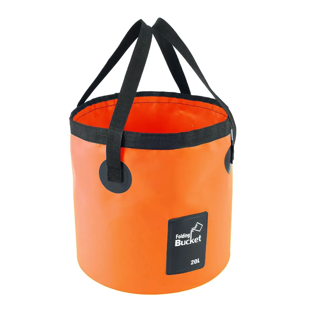 20L Waterproof Water Bags Folding Bucket Portable Outdoor Foldable Bucket Water Container Collapsible Fish Washbasin Bucket