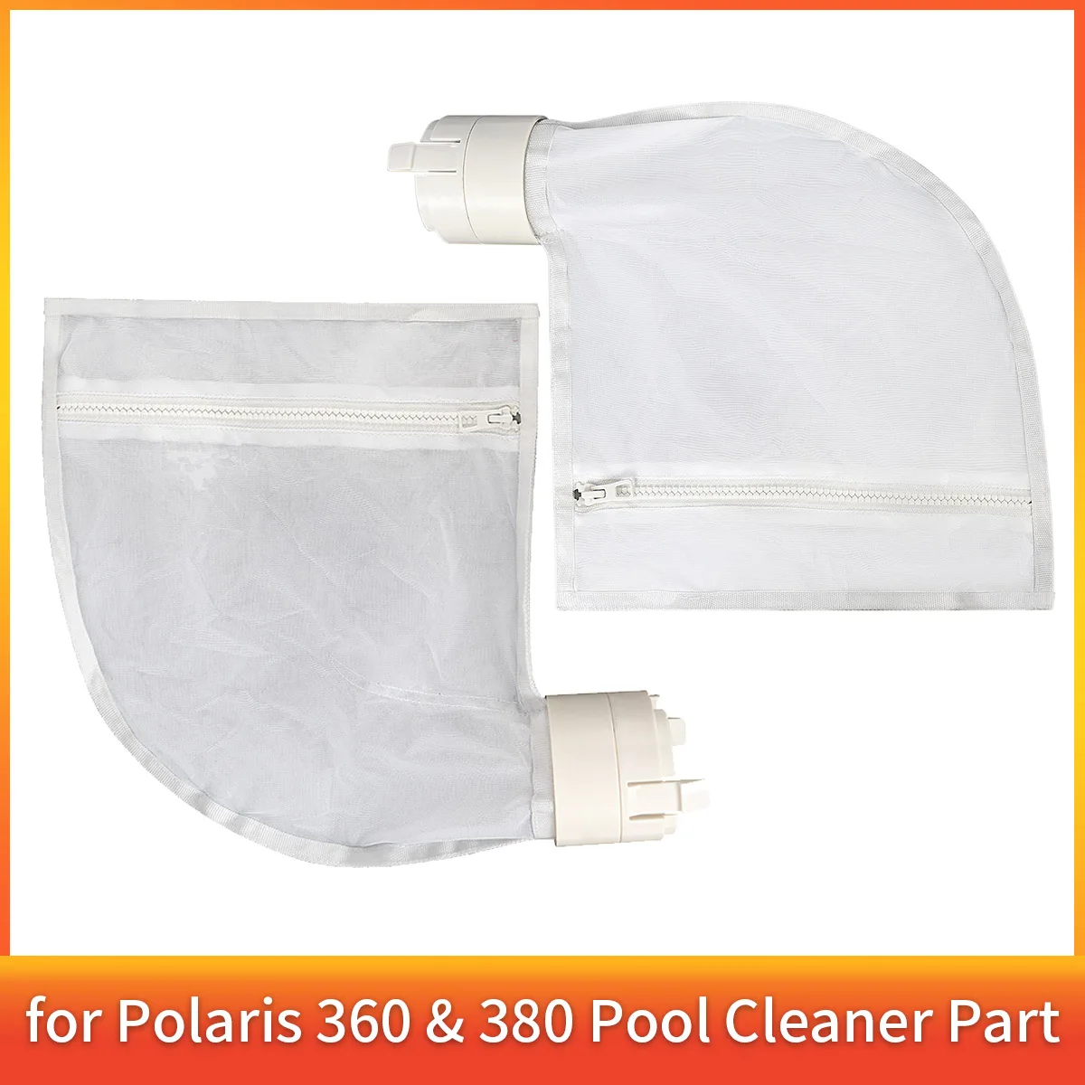 

2 шт. сменных фильтрующих мешков с застежкой-молнией для очистителя бассейнов Polaris 360 380