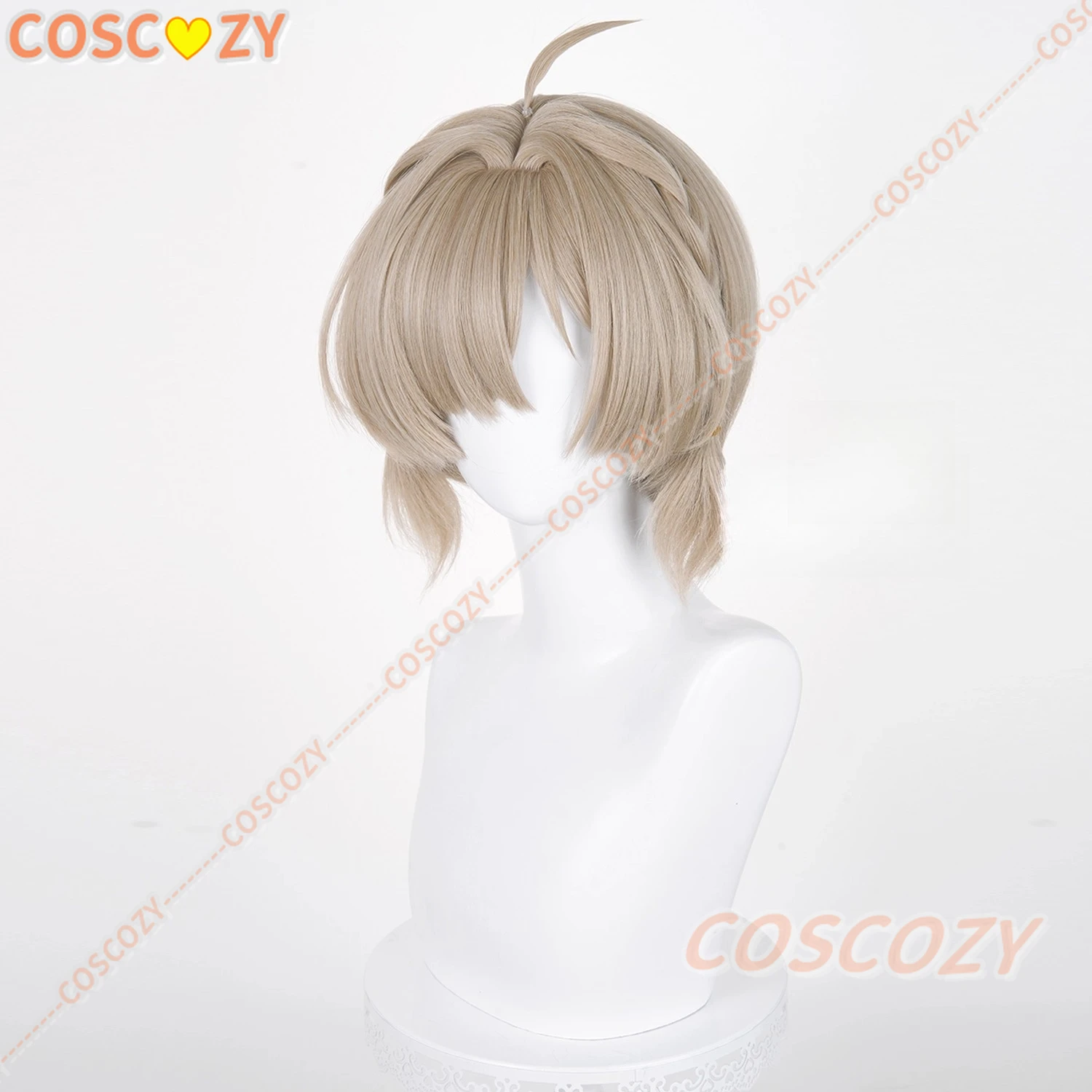 Zenless zona zero sweety peruca cosplay marrom cabelo curto yum cha sin festival festa de halloween cabelo para mulheres meninas carnaval adereços