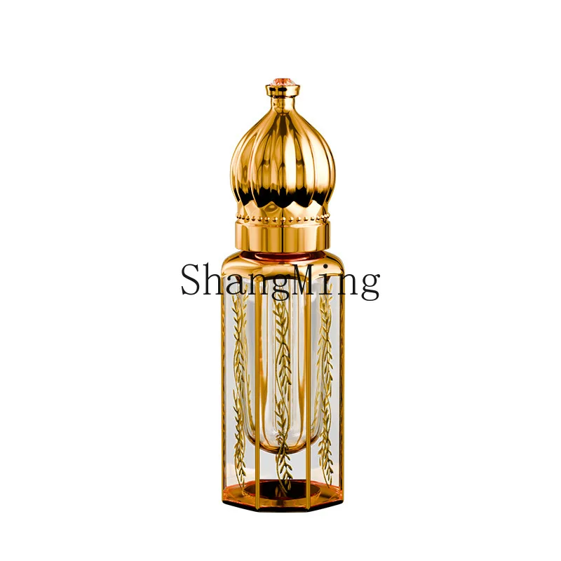 

XH electroplated star anise essential oil bottle 3ml portable ball bottle perfume walking ball bottle glass spot sub