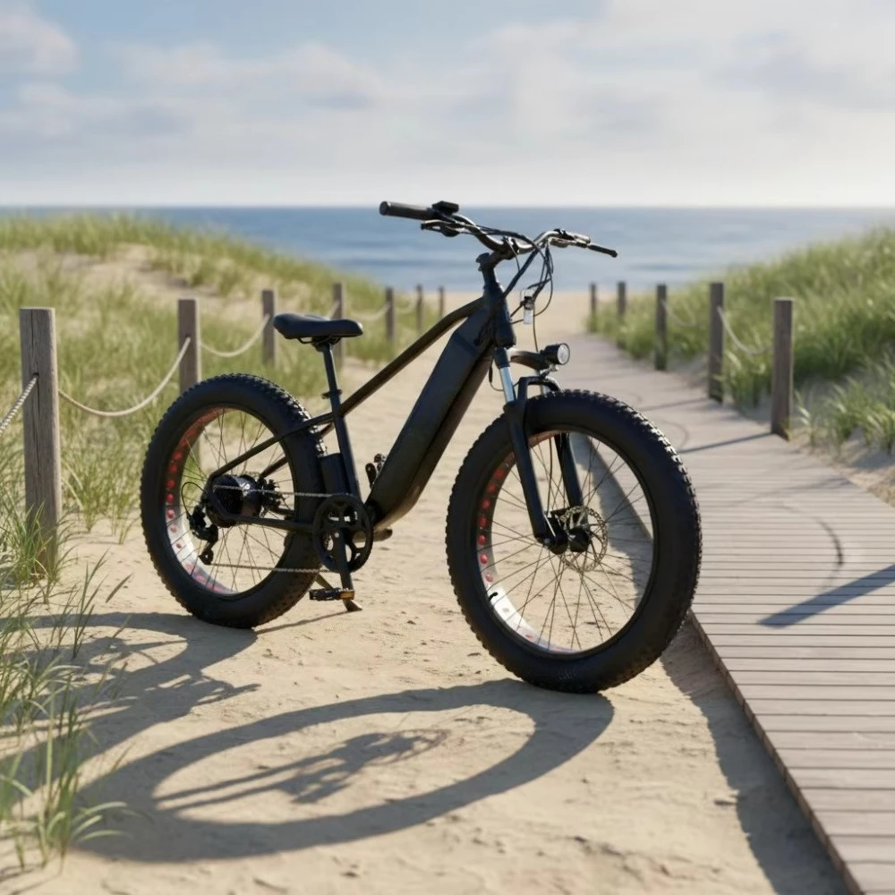 BR Hot Selling Electric Bicycle 500W Electric Fat Tire Bike High Carbon Steel Bici Elettrica E Bike Electric Bike Adult