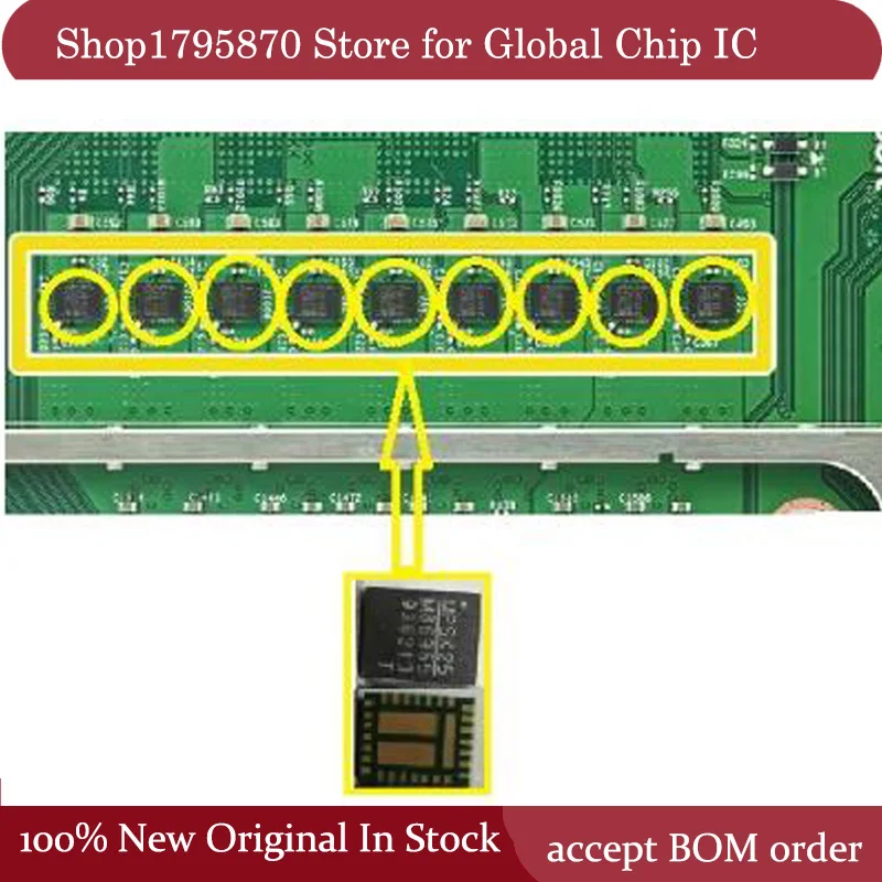 

For Xbox Series X U41/ U52 / U46 / U48 / U1000 / U1001/ U4 / U55 / U1013 M86965 Power Phase Modules w/ MOSFET Chip IC