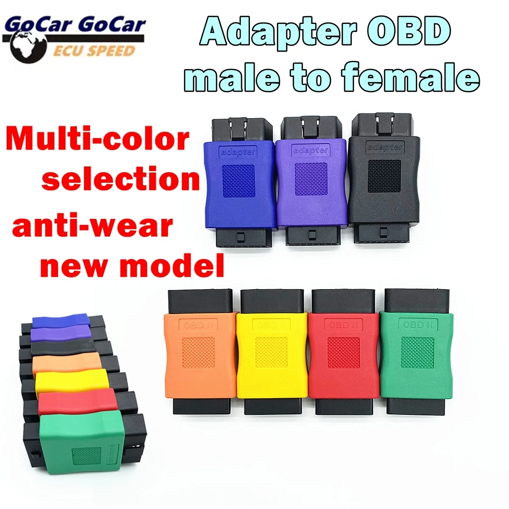 

Newest Auto OBD Adapter 16pin Male to Female Interface obdii Connector Anti-Wear Shell Univeral OBDII Car Connect Adapter