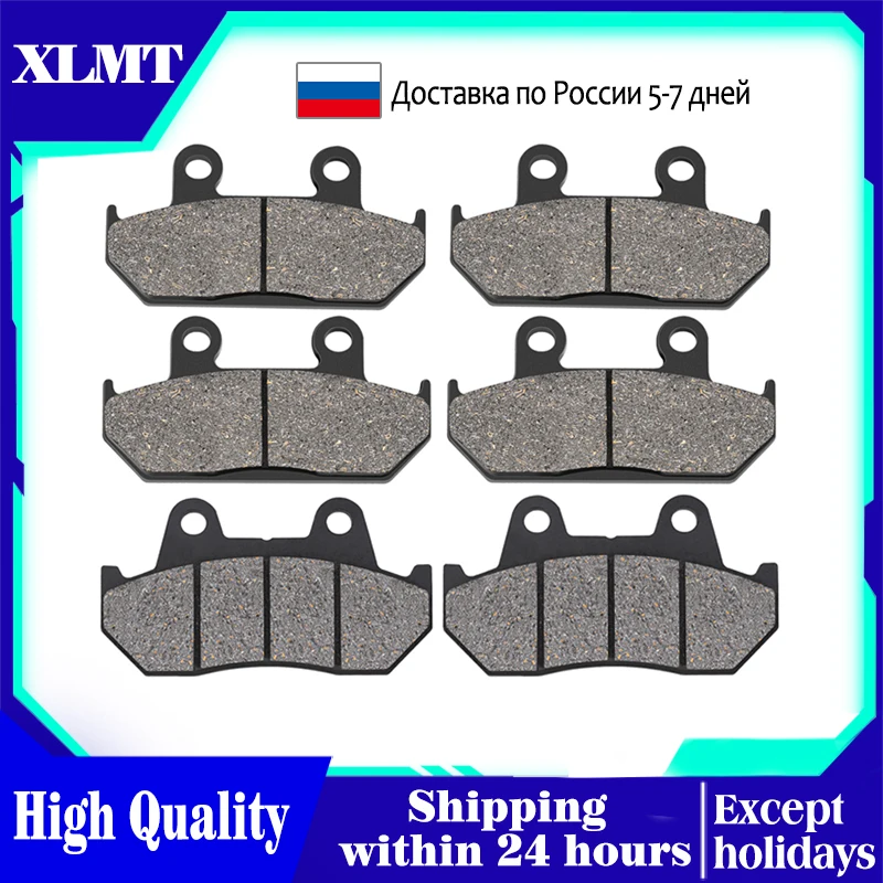 Motorcycle Front and Rear Brake Pads for HONDA GL1500 VFR700 VFR750 Interceptor Goldwing A Aspencade  I Interstate 1500 SE L F2