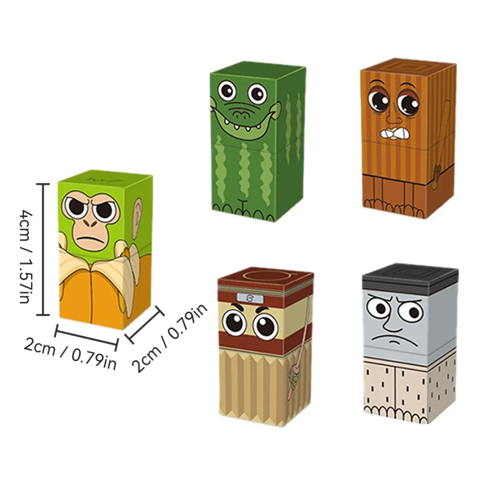 Kinder Geschenk Magnetisches Gebäude Set DIY Ziegel AI Charakter Modell STEM Pädagogisches Kreatives Spielzeug TungTungTungSahur Figur Spaß