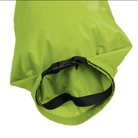 Reinforced Stitching Compression Sack 15L Waterproof Bag For Canoe Kayak Rafting Green Lightweight Dry Storage