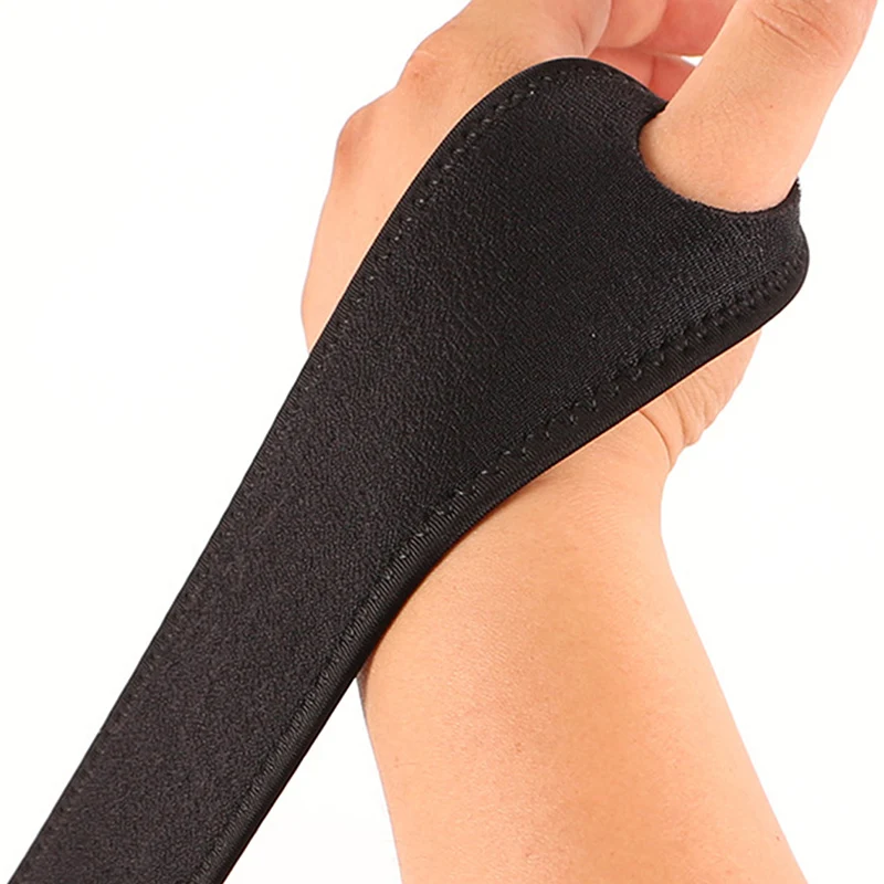 1PC Wrist Wrap Weight Lifting Gym Cross Training Fitness Padded Thumb Brace Strap Power Hand Support Bar Wristband