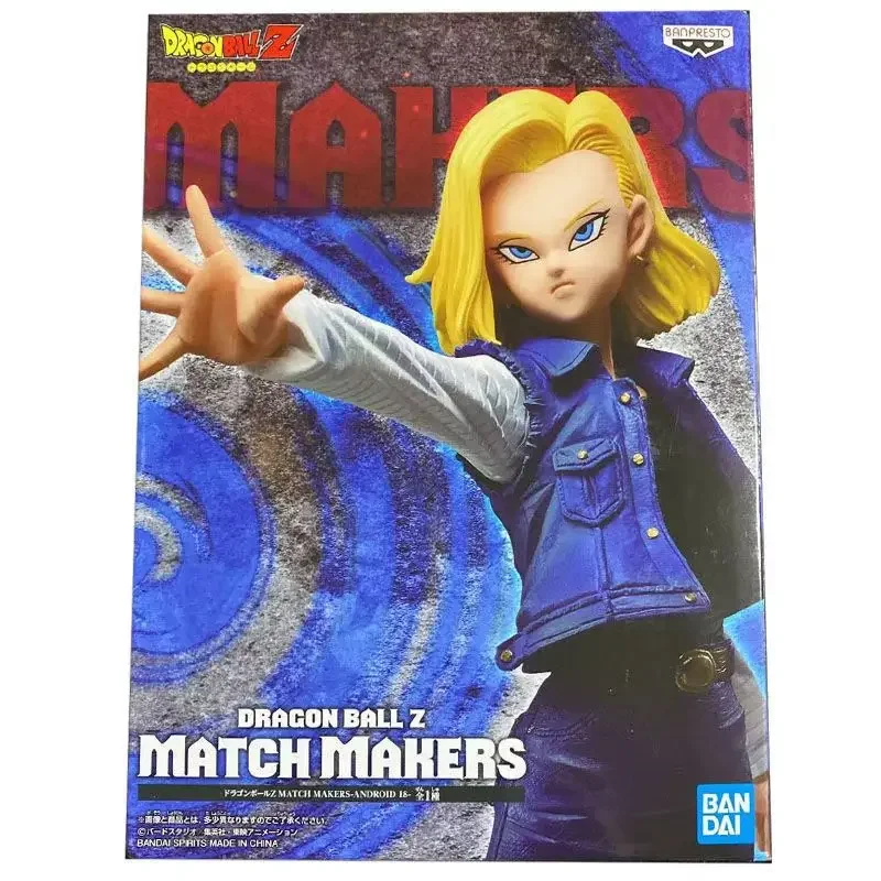 In Voorraad Bandai Originele Echte Dragon Ball Z Match Makers Android 18 Anime Figuur Model Speelgoed Verzamelbare Ornamenten Hoilday Cadeau